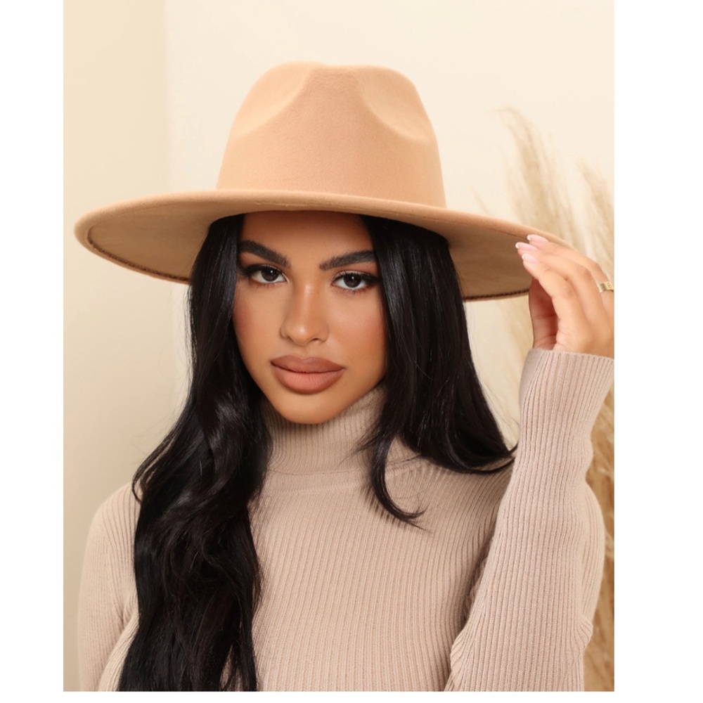 COPY - NEW Fedora Belt Band Men Women Felt Vintage Style Wide Brim Panama hat